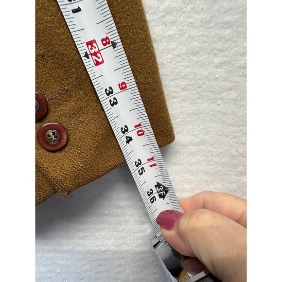 Vintage Henry Grethel Authentic Brown Men Blazer Wool Blend XL Quilted Lined - Picture 11 of 11